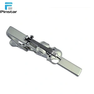 Wholesale silver music instrument Custom Sets Best Selling Tie Clips