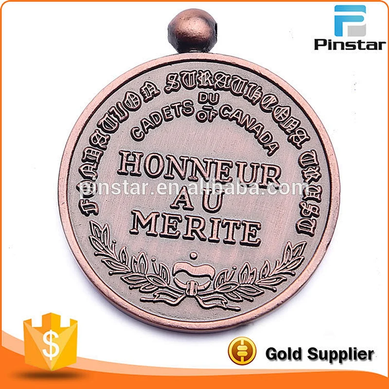 Die Casting Metal Antique Copper Blank Cheap Sports Medals