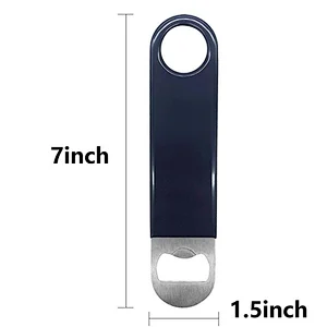 Bulk stainless steel custom logo vinyl coated beer bottle opener