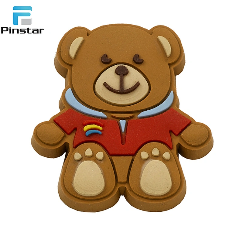 Manufacture patches Wholesale rubber badge Custom cartoon 3d pvc rubber patch