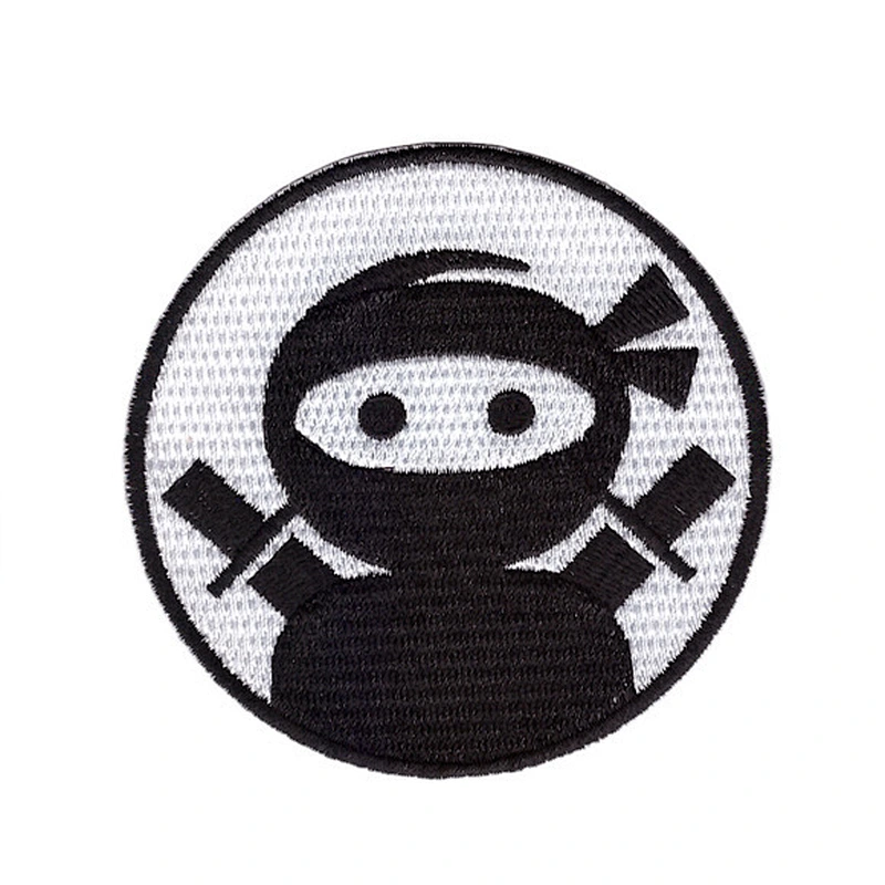 High quality bulk cool Japan ninja embroidery patch