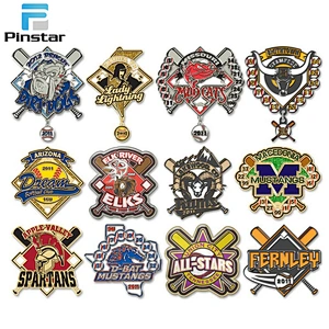 Factory Making Cheap Price Custom Team Club Logo Baseball Enamel Hat Pin