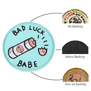 September Best Price Custom Sew On Iron On Embroidery Cloth Patches