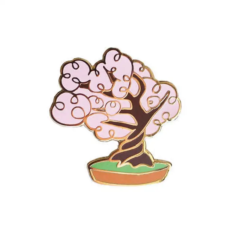 custom nice cartoon metal soft enamel badge lapel pin
