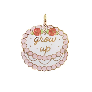 Birthday cake  enamel pin bdage