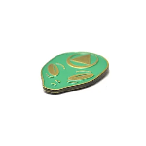 Promotional Customized Green Aliens Metal Lapel Pins Promotional Customized Metal Lapel Pins