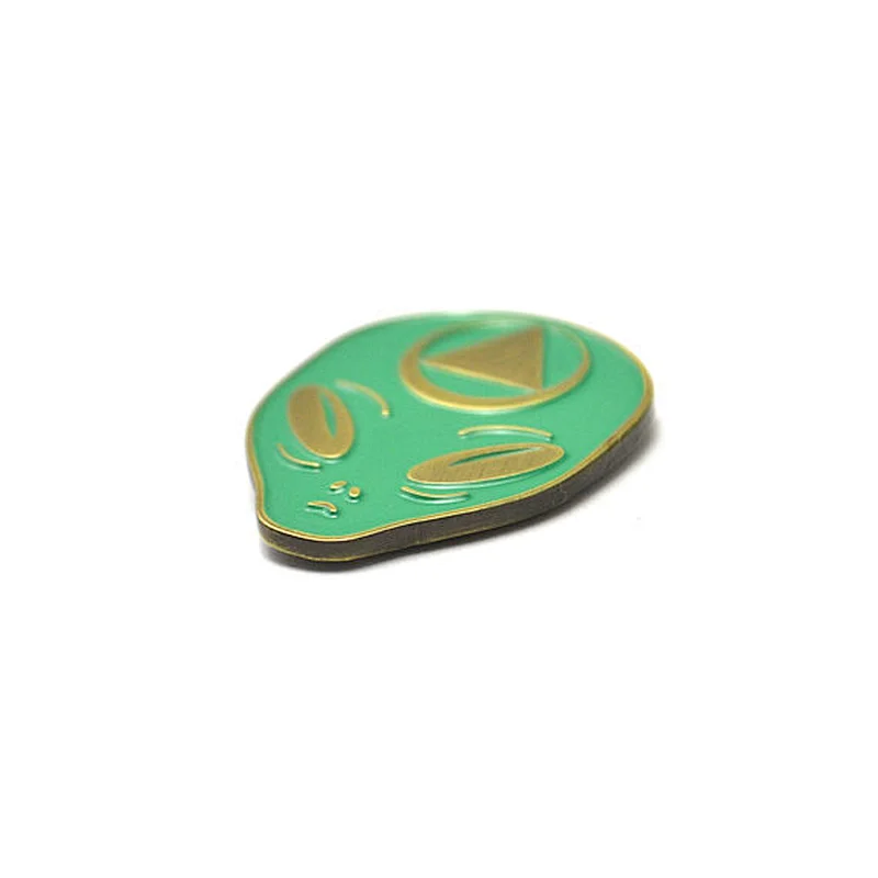 Promotional Customized Green Aliens Metal Lapel Pins Promotional Customized Metal Lapel Pins