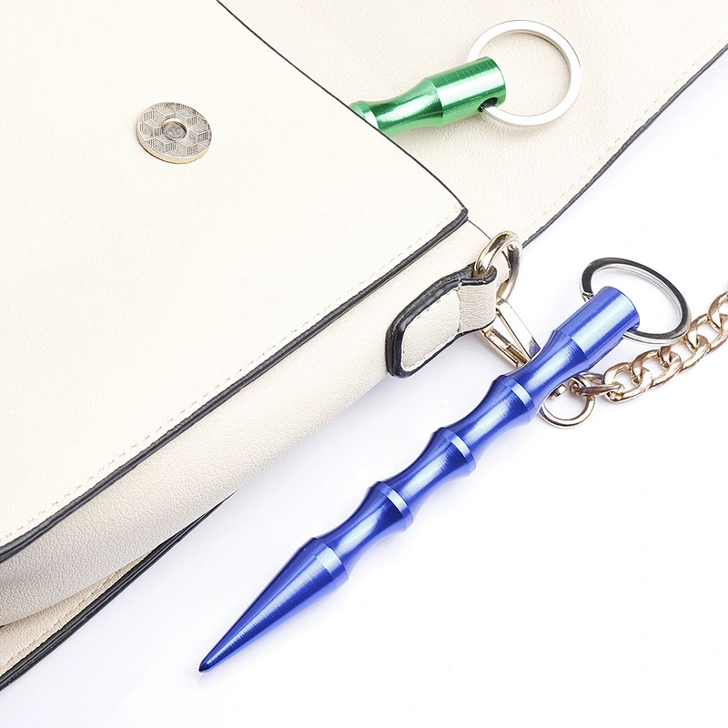 women tool portable products aluminum alloy Anti-Wolf self defense key chain keychain