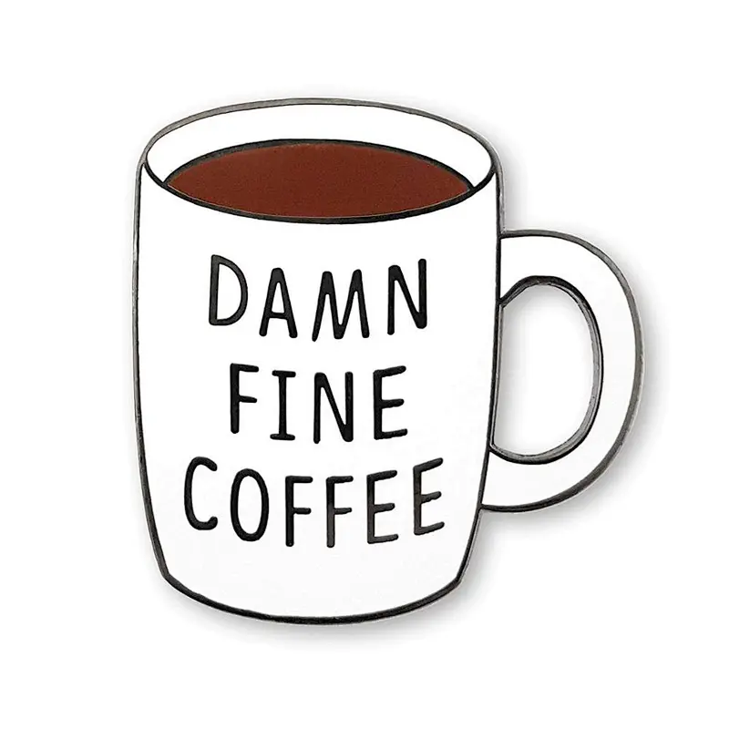 Custom COFFEE SERIES  metal enamel pin badges