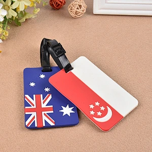 Wholesale Cheap Bulk Custom Made Rubber PVC Luggage Tags