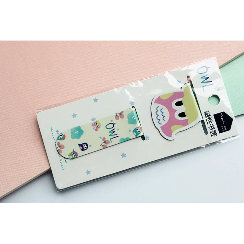 Custom Owl Magnetic Bookmark Cat Magnet Bookmarks