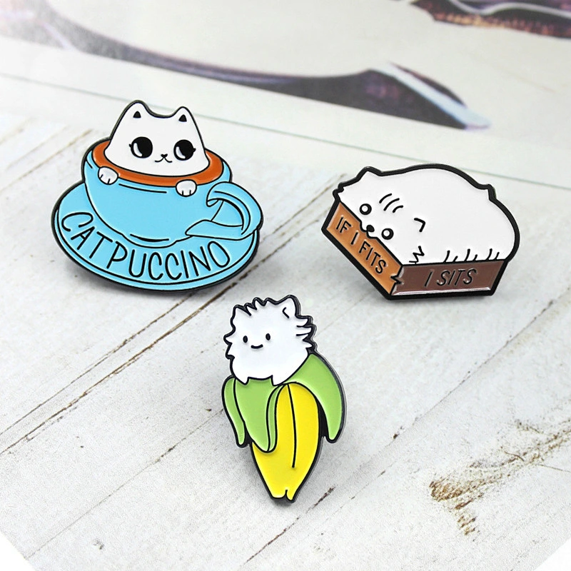 Best Quality Lovely Cat Lapel Pin Craft Supplies