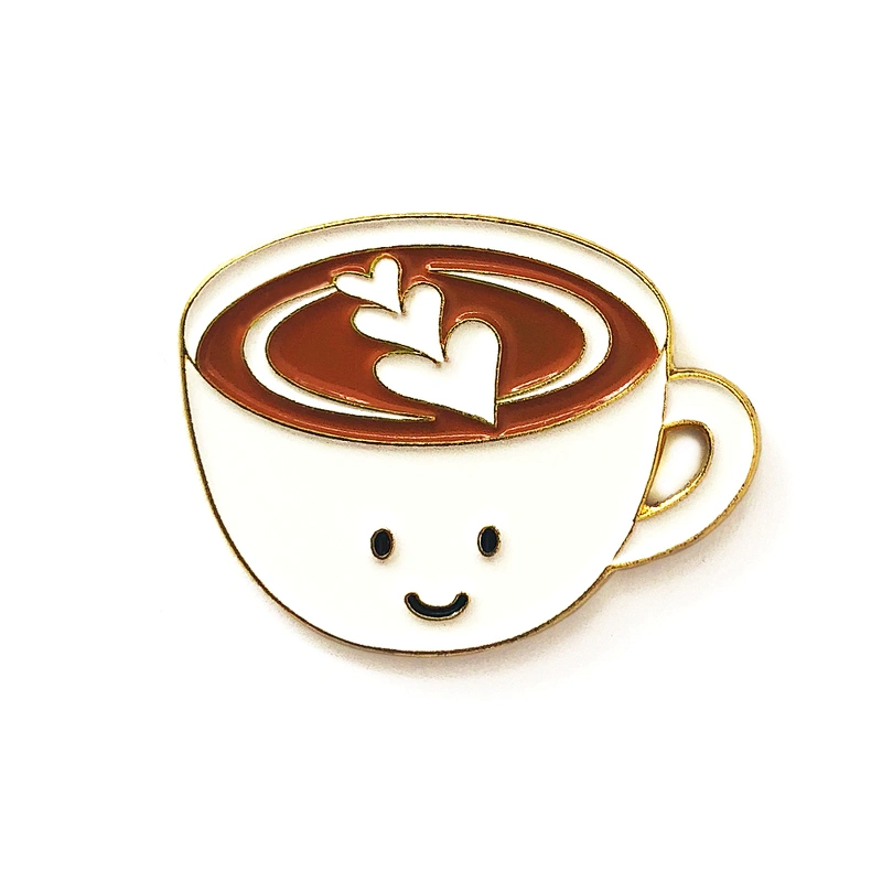 Custom COFFEE SERIES  metal enamel pin badges