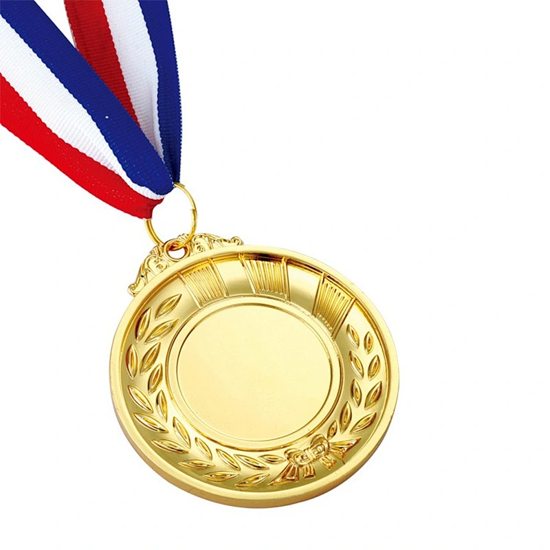 High quality custom design gold blank zinc alloy sports medal