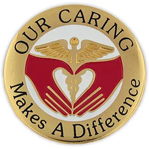 Our Caring Makes a Difference Nurse Lapel Pin