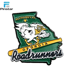Custom Metal Soft Enamel Baseball Sport Lapel Pin Badge Manufacturers China