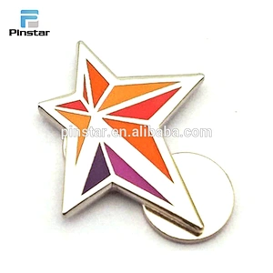 Custom soft enamel magnetic metal lapel pin manufacturer