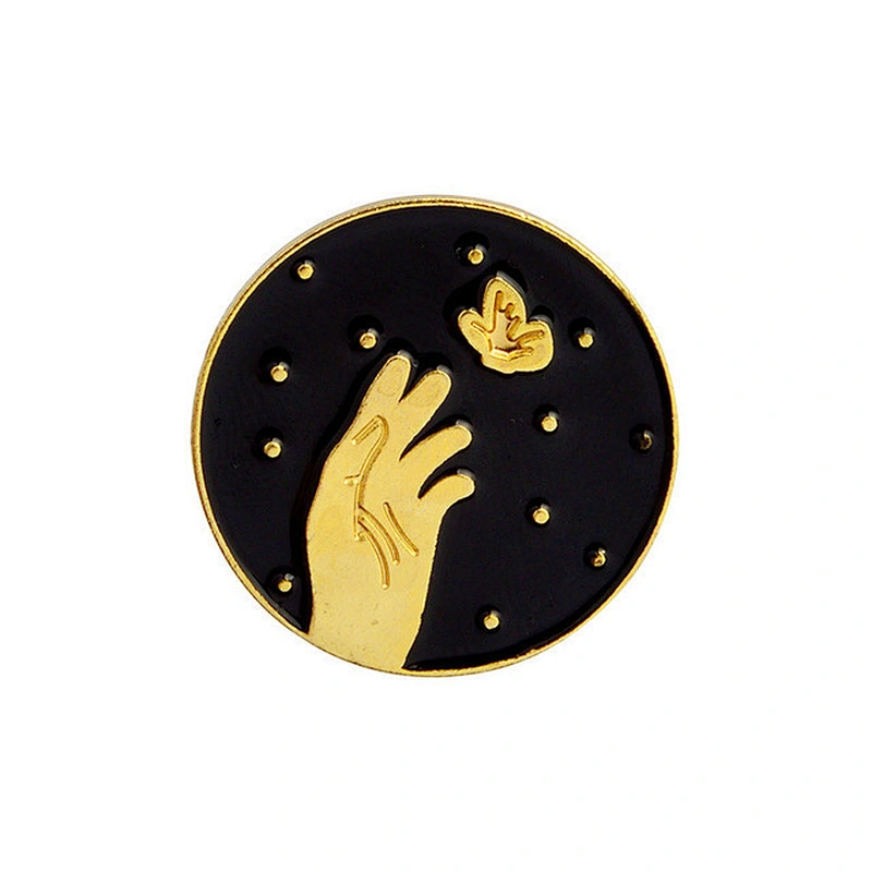 Wholesale cheap custom nice metal soft enamel badge lapel pin
