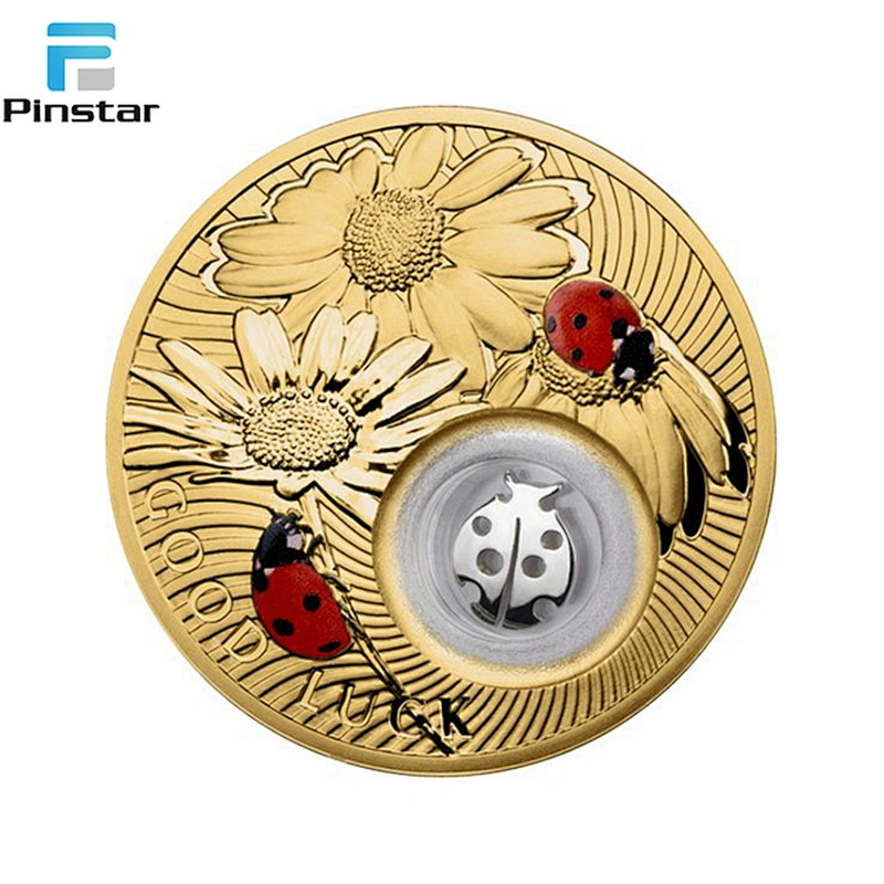 Manufacture high level coins custom gold coins 24k