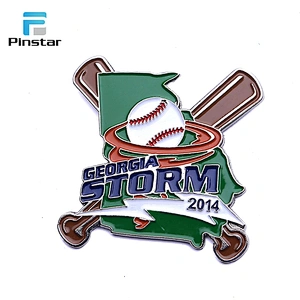 Kunshan Sport Team Baseball Game Custom Sports Lapel Pins
