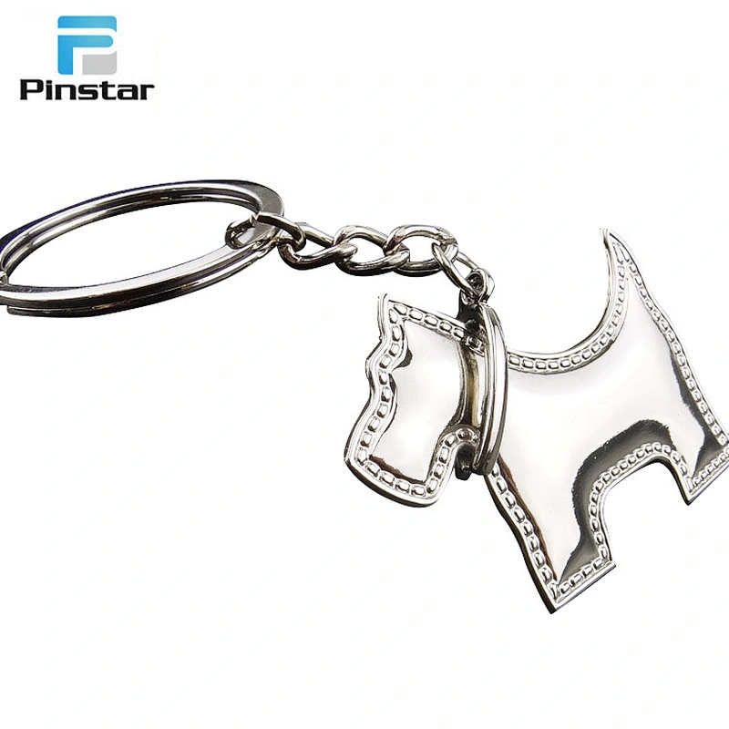 Factory direct supplying blank horse style metal keyring for wedding gifts