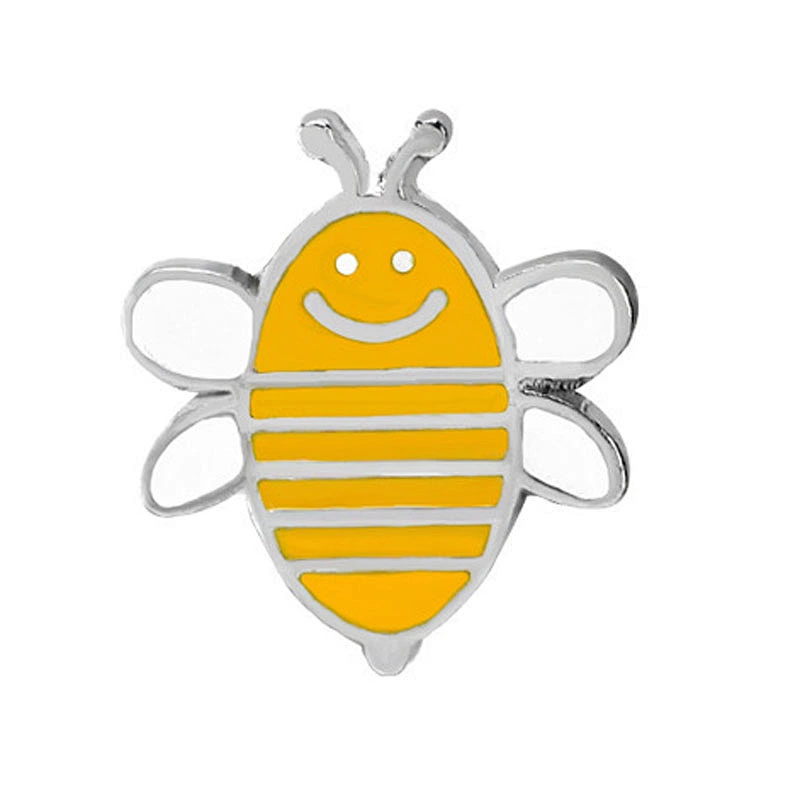 Factory Wholesale In Stock Custom Love Cute Soft Enamel Bee Lapel Pin