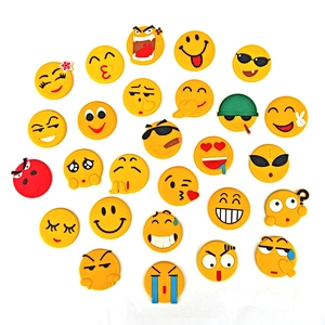Custom Logo 3D Soft PVC Rubber Emoji Fridge Magnets For Promotional Gifts