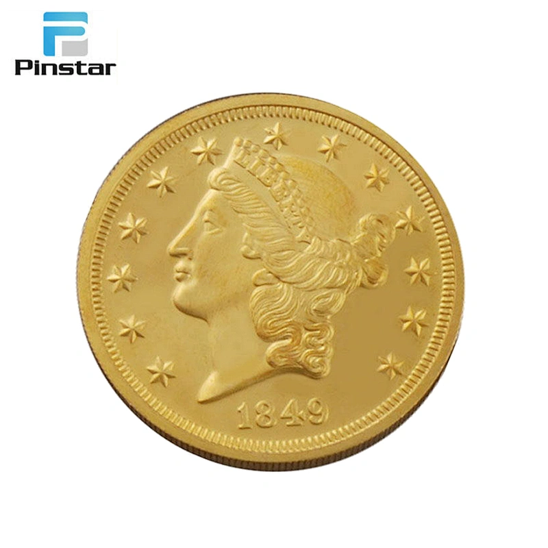 Factory outlet selling no minimum custom personalized various replica gold coins