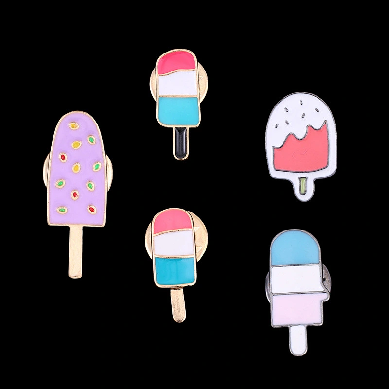Custom Different Styles Ice Cream Enamel Lapel Pin