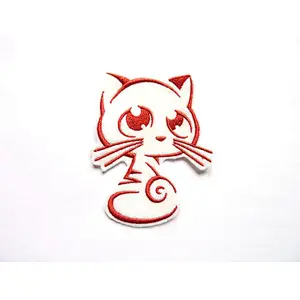Customized large size Iron on figure embroidery patch for Jacket