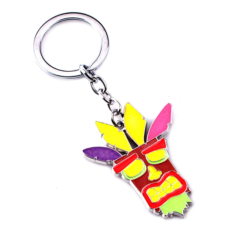 2018 china supplier hot sale Africa cartoon style customized keychain