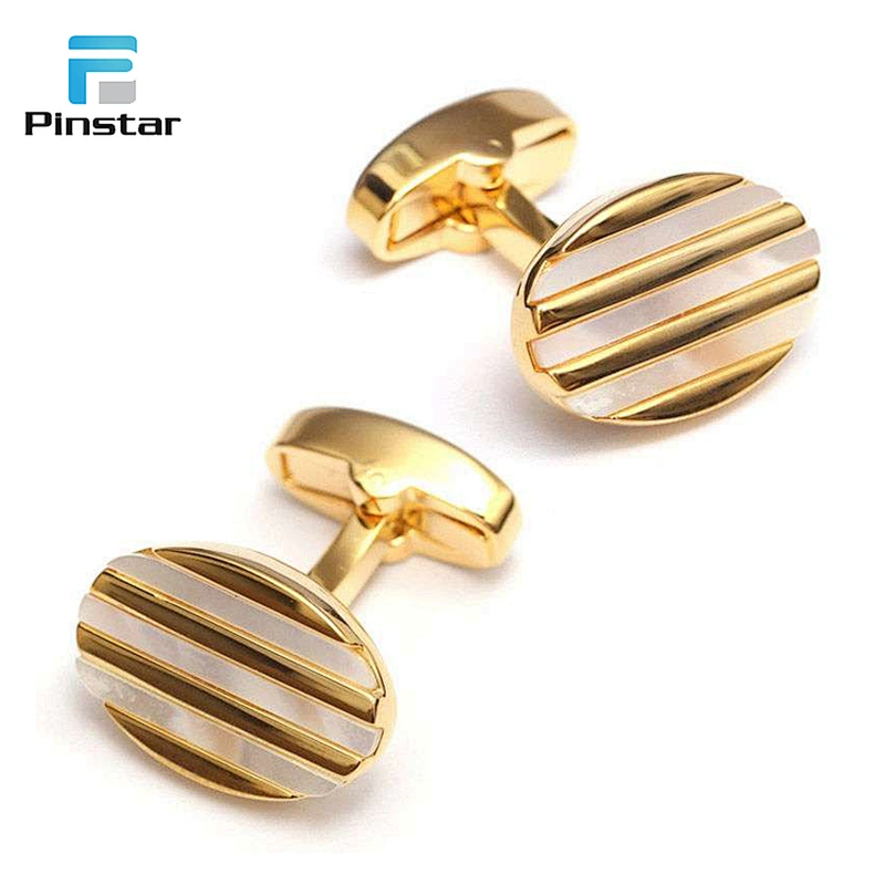 Kunshan Factory Make Custom Gold Luxury Suit Shirt Brass Cufflink