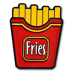 Fast Food French Fries Enamel Lapel Pin