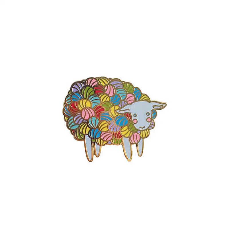 China Custom Made Hard Enamel beautiful elk Metal Lapel Pin