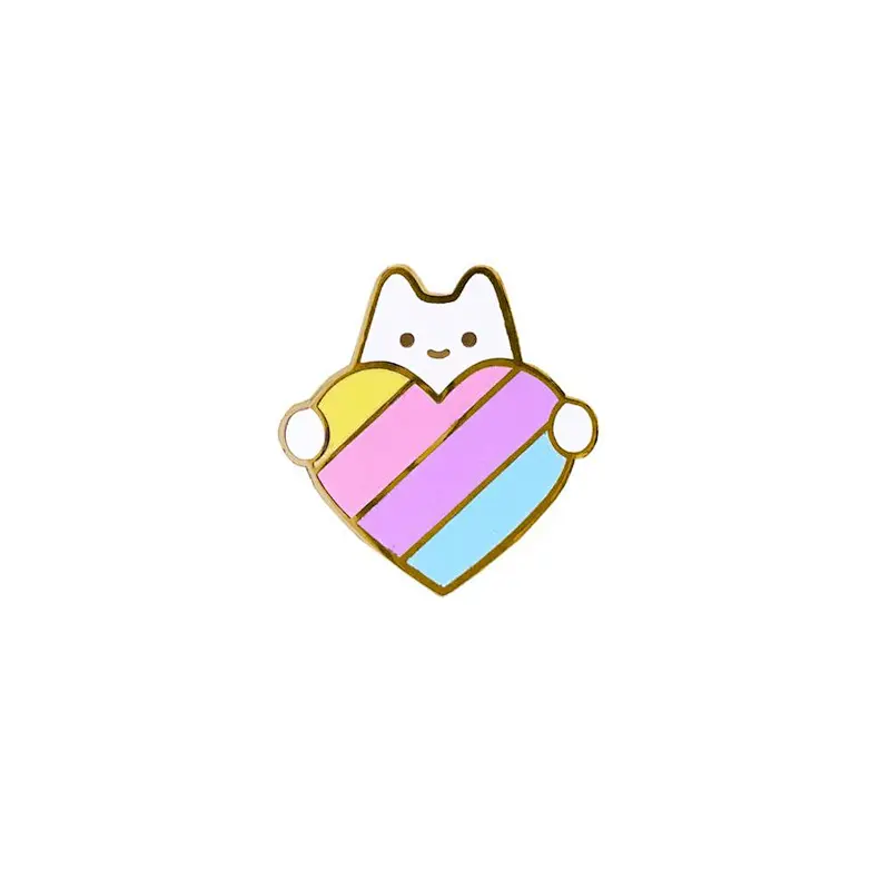 Baby Cat enamel pin badges