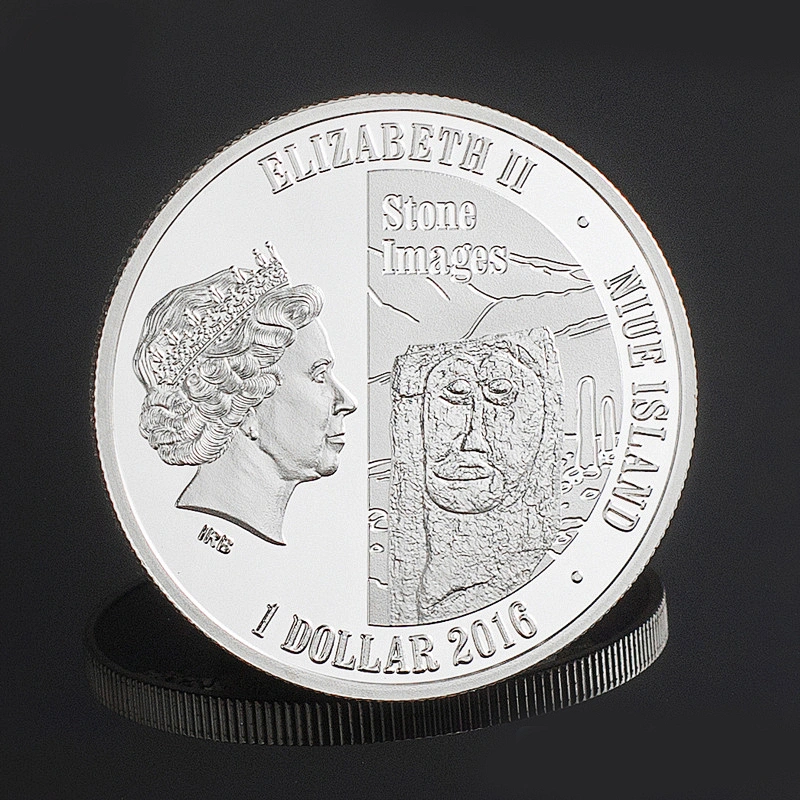 Factory Making Cheap Promotional High Quality Custom Logo Digital Print Silver Coin