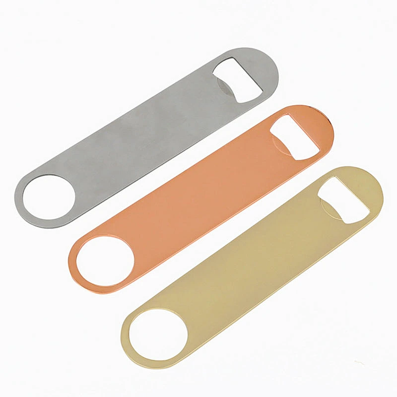 Wholesale Promotional Stainless Gold Silver Copper Openers Custom Logo Beer Bottle Opener