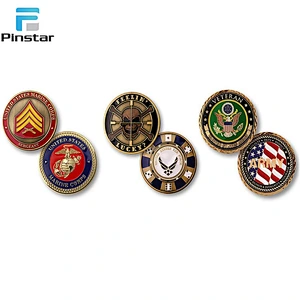 China supplier Wholesale custom bulk metal antique challenge coins