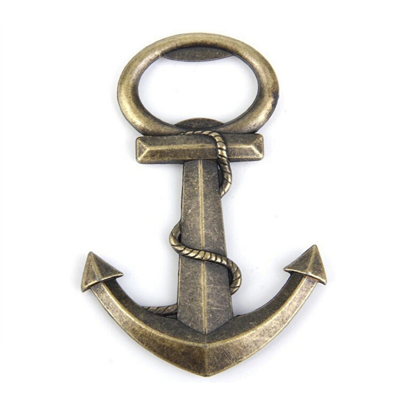Wholesale vintage cheap antique metal anchor bottle opener