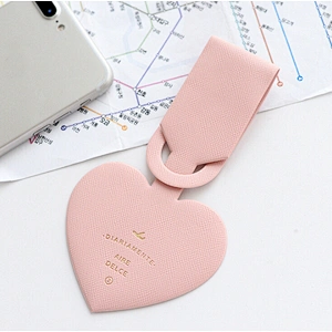 Heart Shape Personalized Blank Silicone Luggage Tags