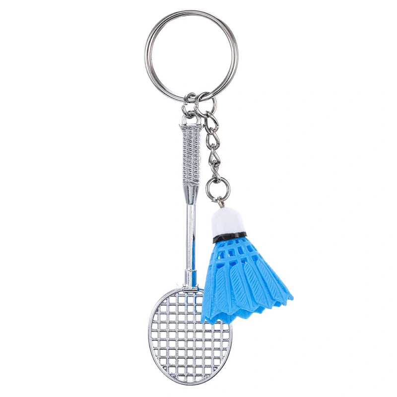 Simulation Metal Keychain Badminton Manufacturer of Keychains