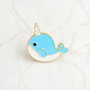 cute pet undersea world exquisite small fish seahorse dolphins animal enamel lapel pin