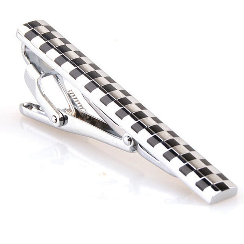 Promotional Stainless Steel Simple Skinny Silver Wholesale Tie Bar