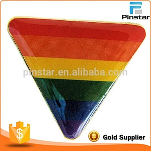 Rainbow Party LGBT Gay Lesbian Pride Balloon Pin Badge