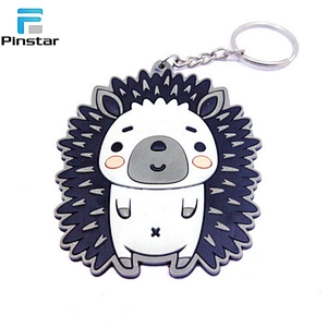 2018 Different Styles Cheap Custom cartoon animal 3D PVC keychains