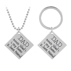 Making Custom Personalized Gift Father's Day DAD Metal Keychain