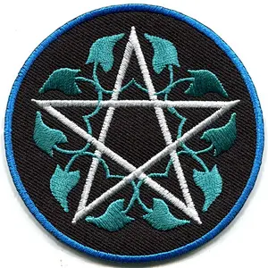 pentagram pentacle witchcraft custom iron on patches