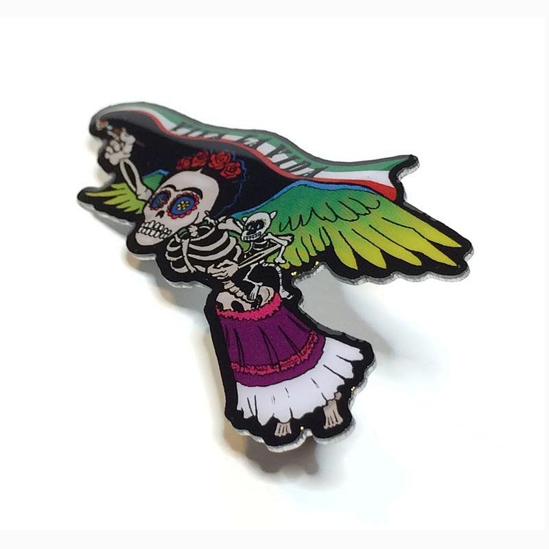 cheap 3d custom offset digit print printed printing lapel pin badge with coated epoxy