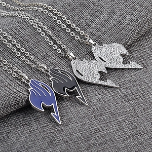 Factory Wholesale Cheap Price Custom Design COMICS Logo Tail Jewelry Enamel Necklace