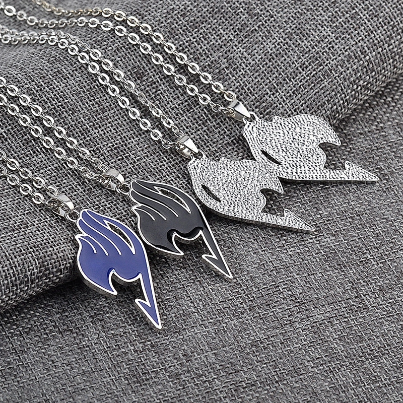 Factory Wholesale Cheap Price Custom Design COMICS Logo Tail Jewelry Enamel Necklace